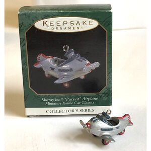 Murray Airplane 1997 Miniature A Series Kiddie Car Hallmark Christmas Ornament